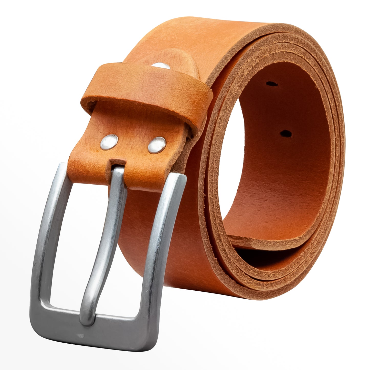 40 mm Gürtel Geschliffenes Leder Modell EH56-GE-Cognac