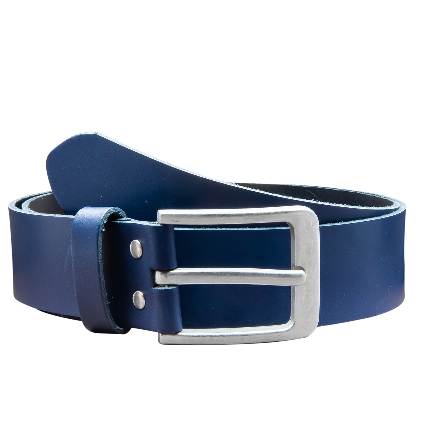 40 mm Gürtel Spaltleder Modell EH56-SL-Dunkelblau