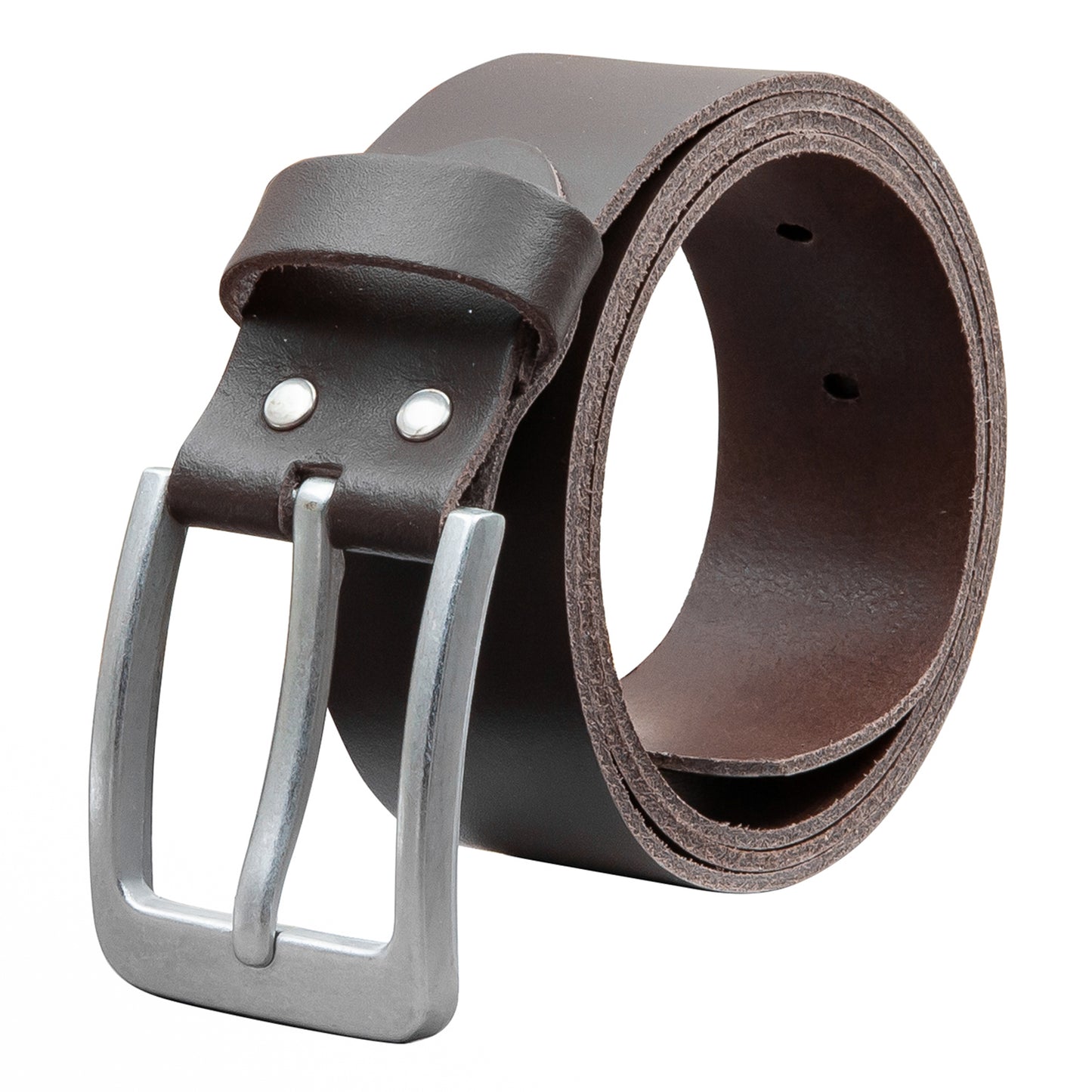 40 mm Gürtel Spaltleder Modell EH56-SL-Dunkelbraun