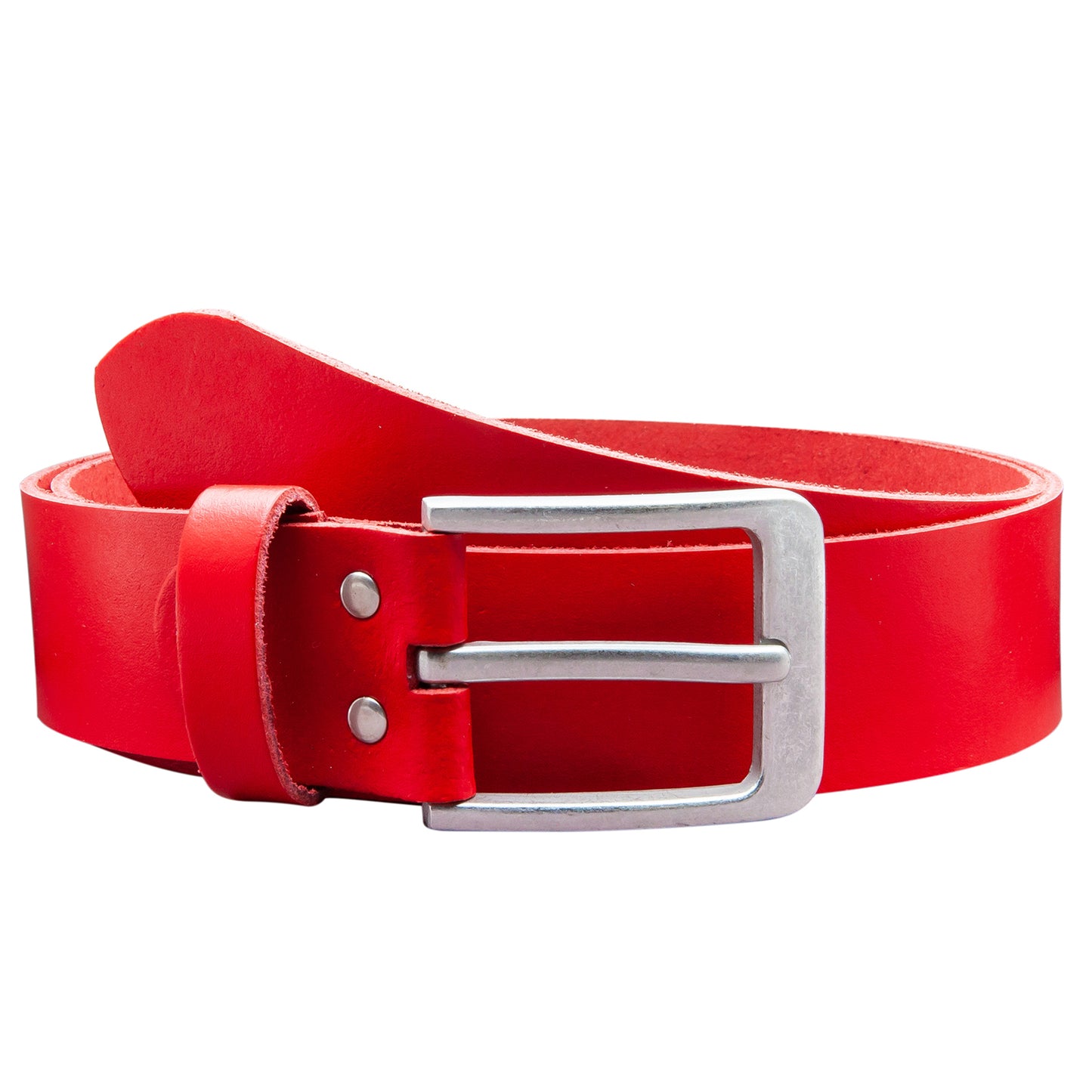 40 mm Gürtel Spaltleder Modell EH56-SL-Rot