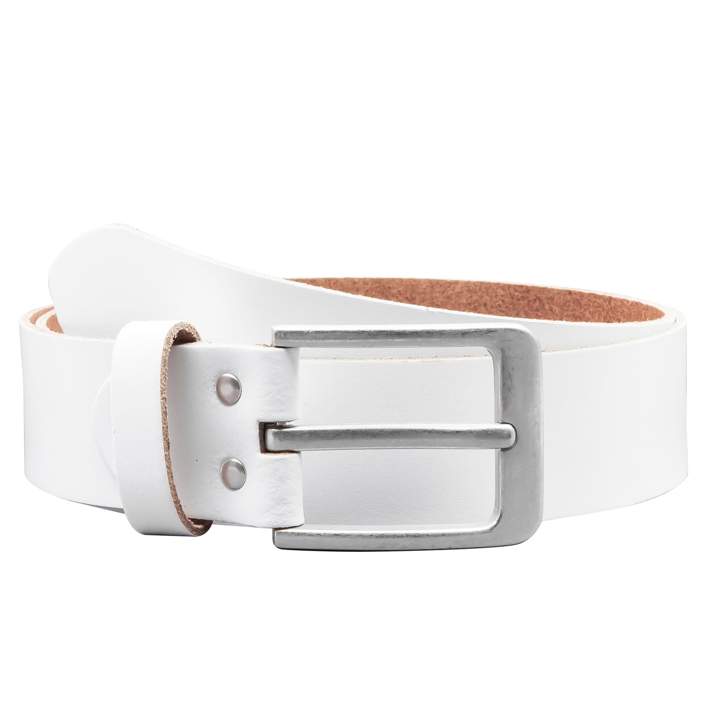 40 mm Gürtel Spaltleder Modell EH56-SL-Weiss