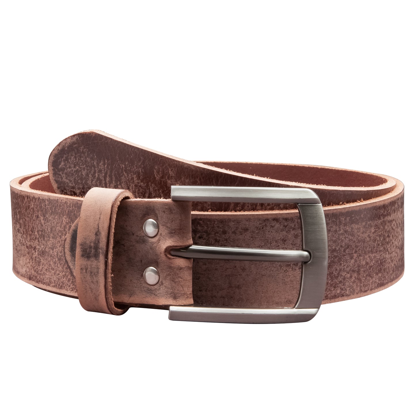 40 mm Gürtel Geschliffenes Leder Modell EH560-GE-Dunkelbraun