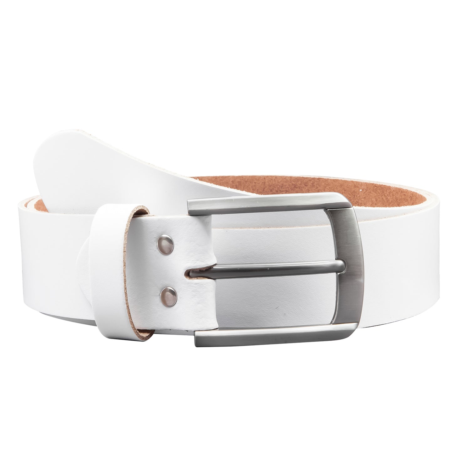 40 mm Gürtel Spaltleder Modell EH560-SL-Weiss