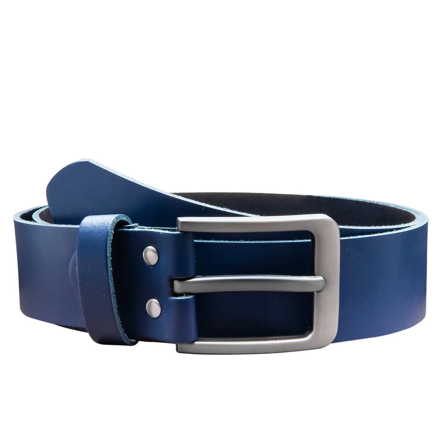 40 mm Gürtel Spaltleder Modell EH565-SL-Dunkelblau