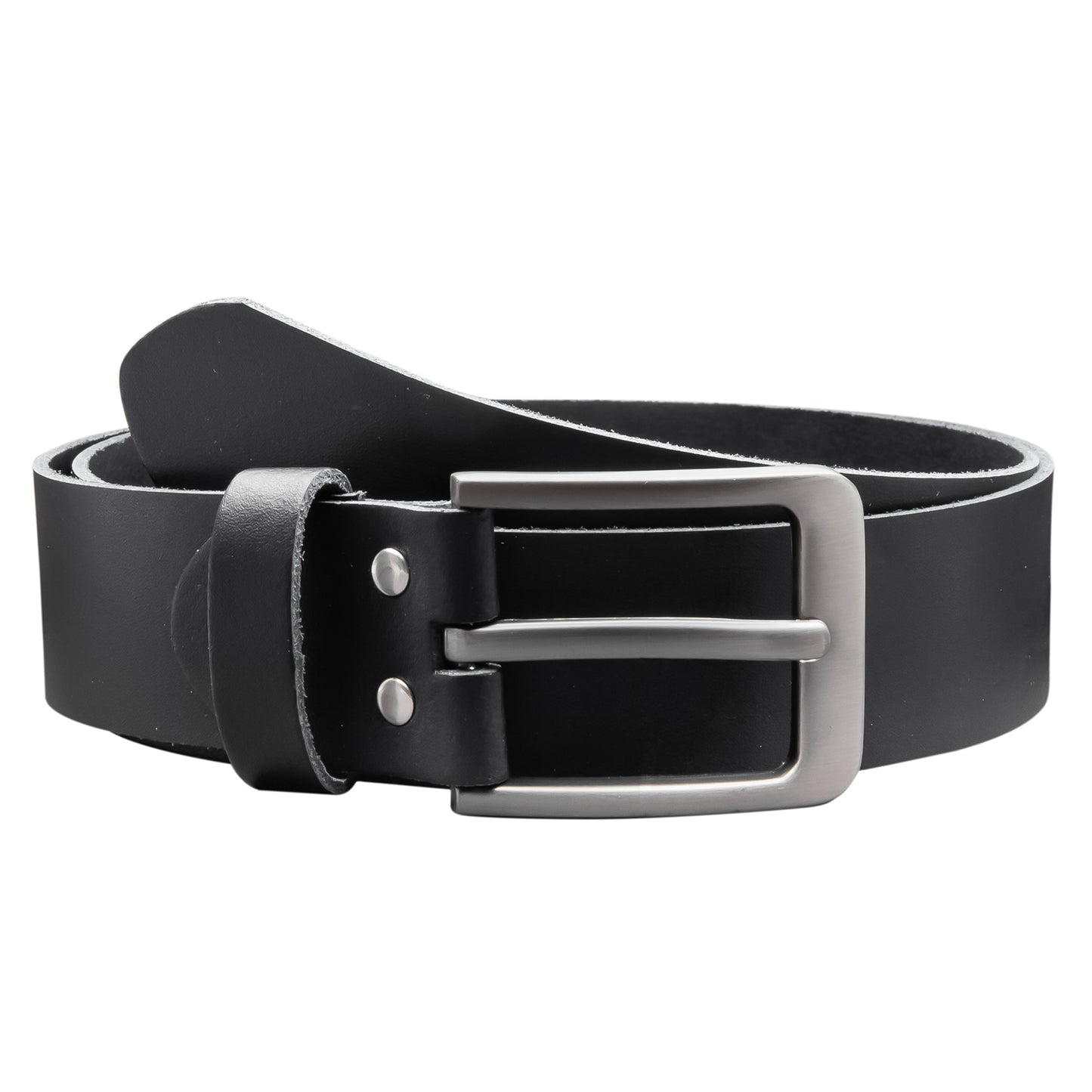 40 mm Gürtel Spaltleder Modell EH565-SL-Schwarz