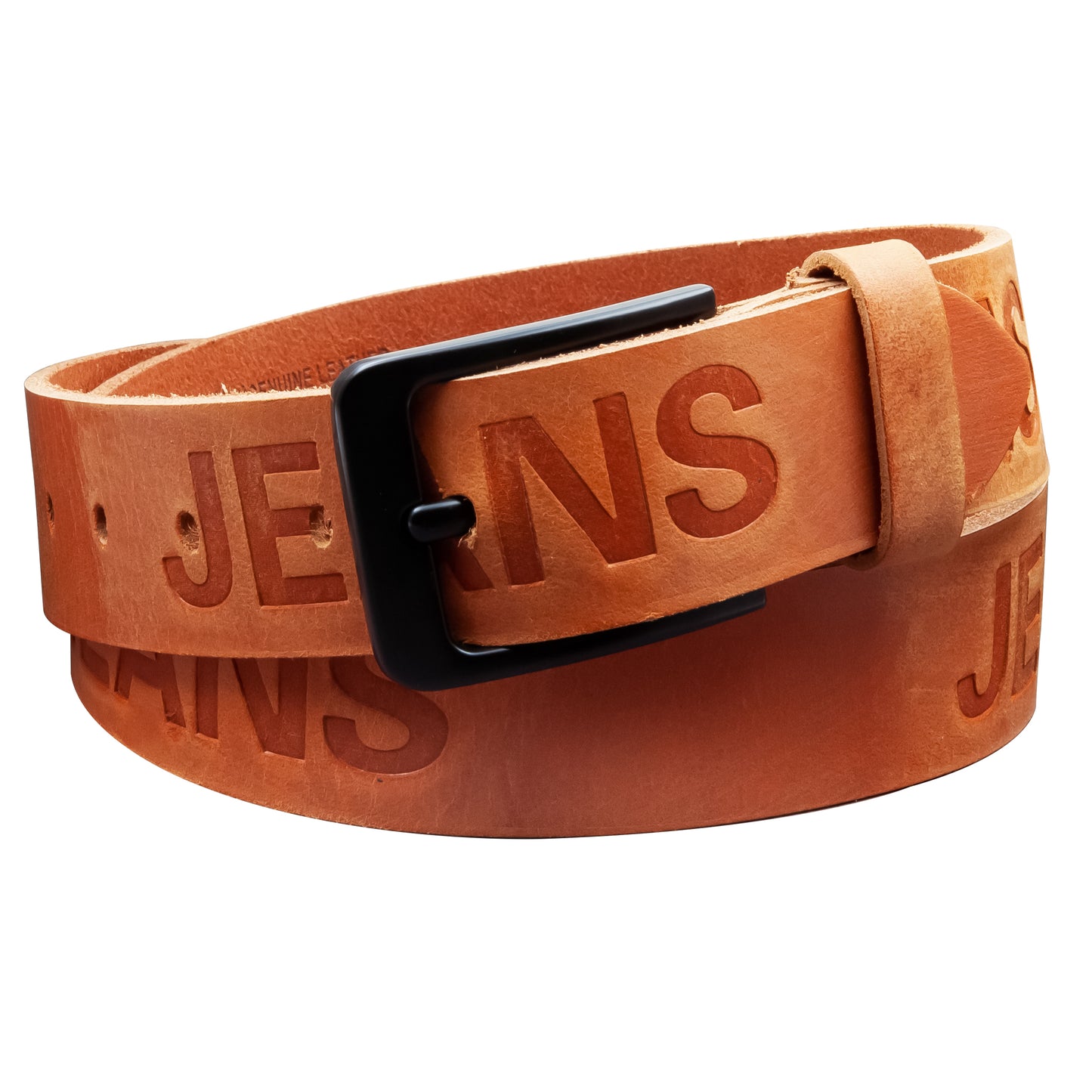 40 mm Gürtel Aufruck Leder Modell EH57-AD-Cognac