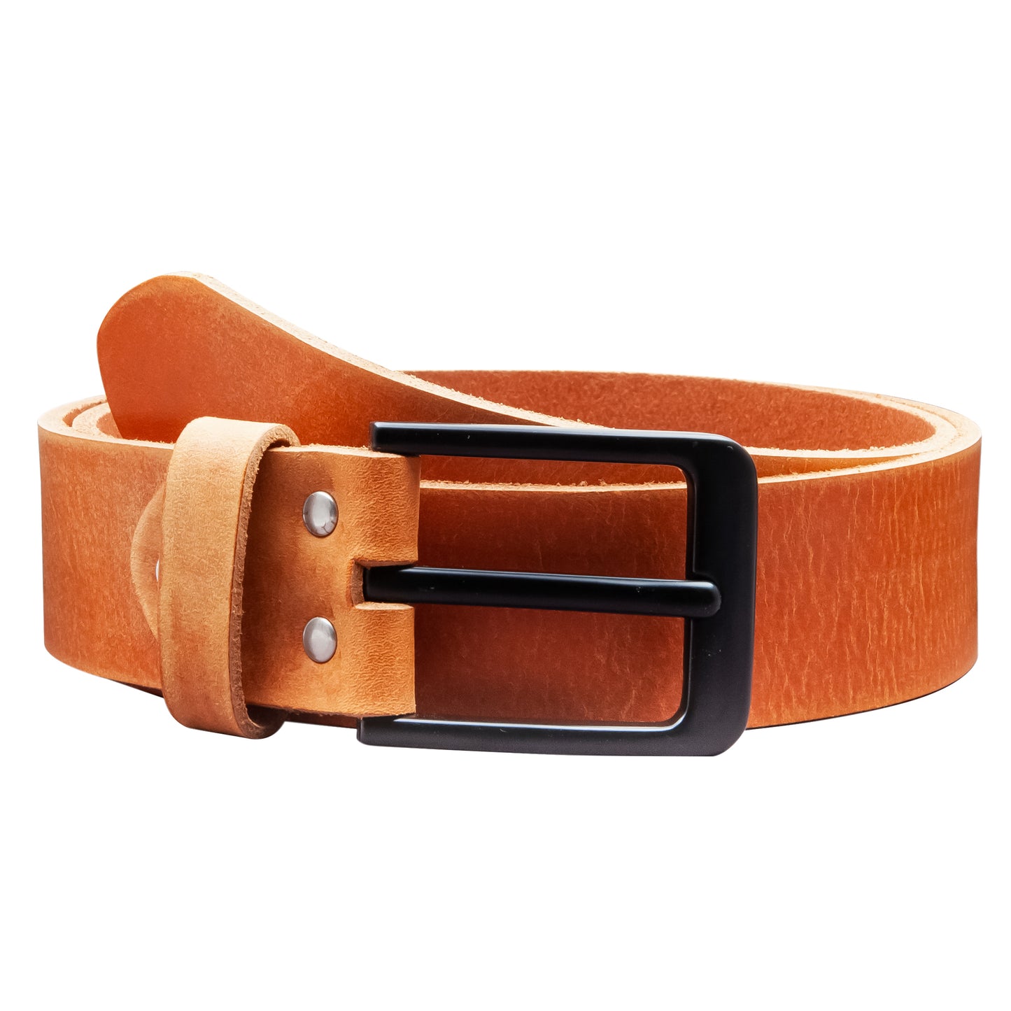 40 mm Gürtel Geschliffenes Leder Modell EH57-GE-Cognac