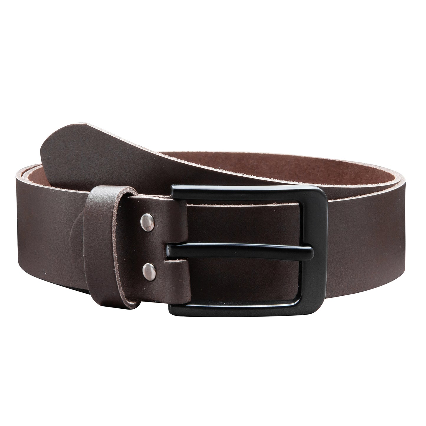 40 mm Gürtel Spaltleder Modell EH57-SL-Dunkelbraun