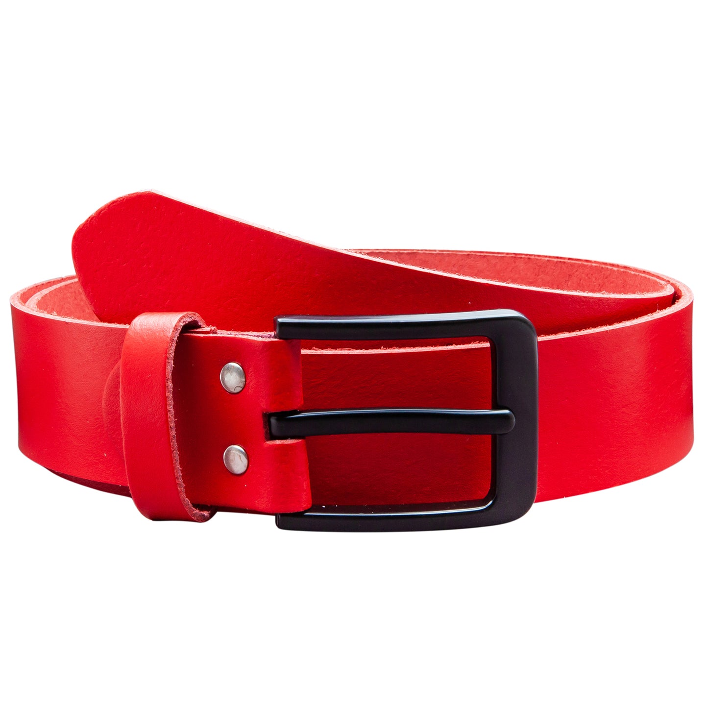 40 mm Gürtel Spaltleder Modell EH57-SL-Rot