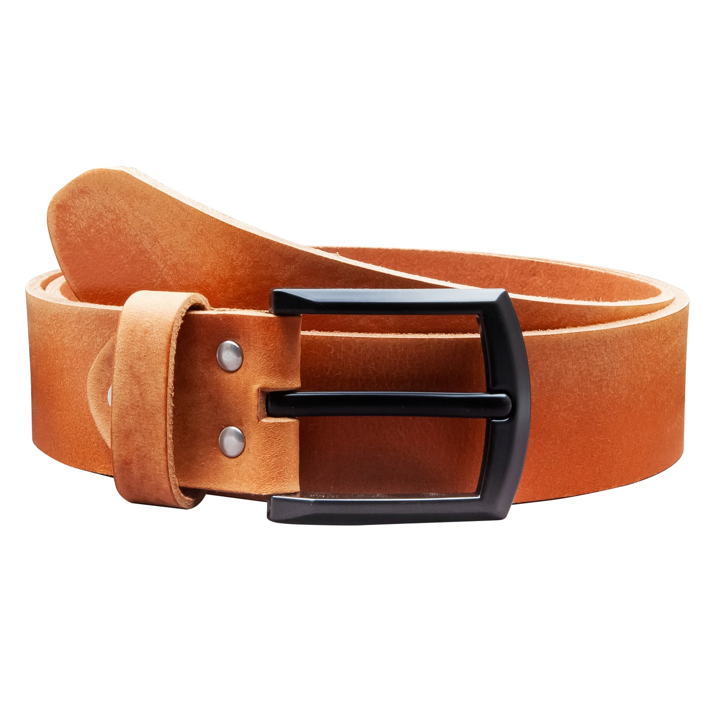 40 mm Gürtel Geschliffenes Leder Modell EH59-GE-Cognac