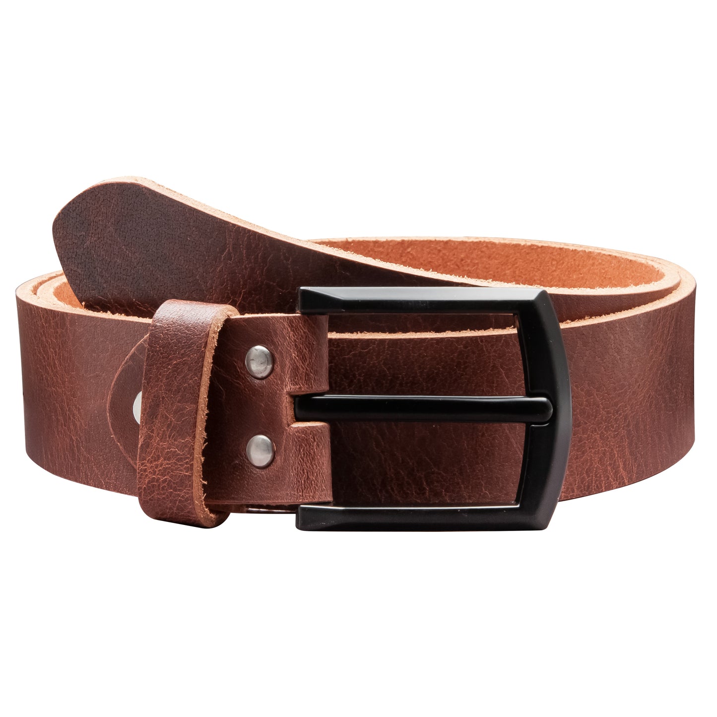 40 mm Gürtel Rustikales Leder Modell EH59-RL-Dunkelbraun