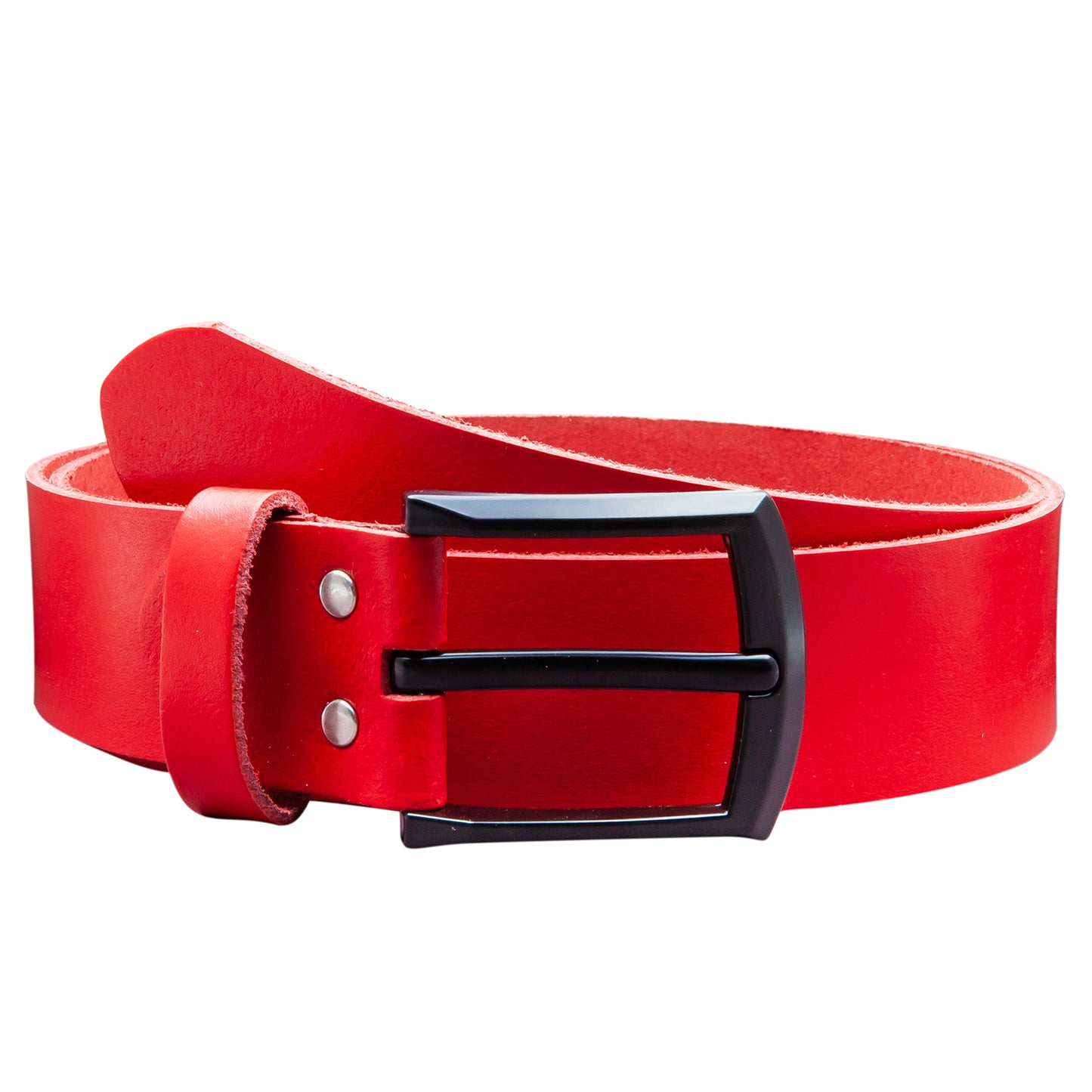 40 mm Gürtel Spaltleder Modell EH59-SL-Rot