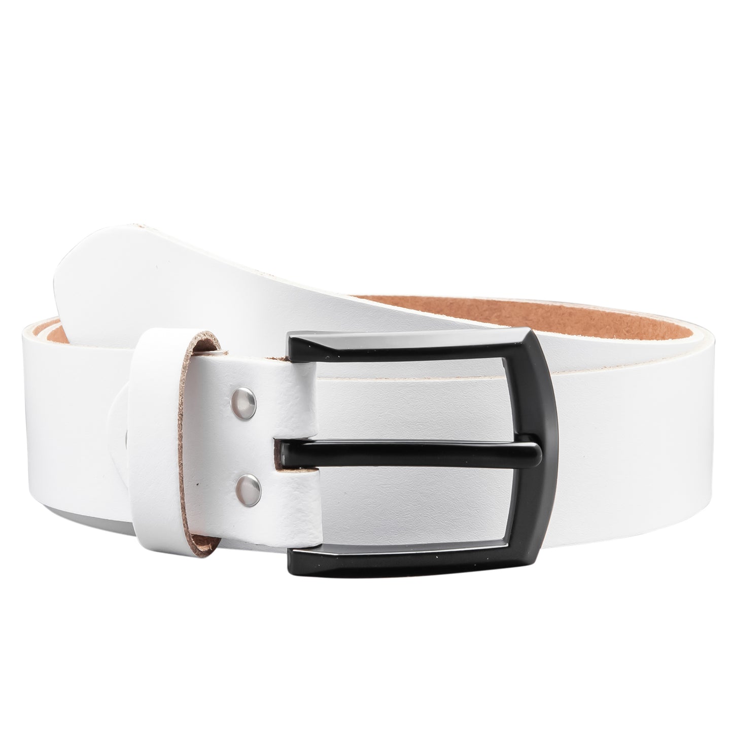 40 mm Gürtel Spaltleder Modell EH59-SL-Weiss