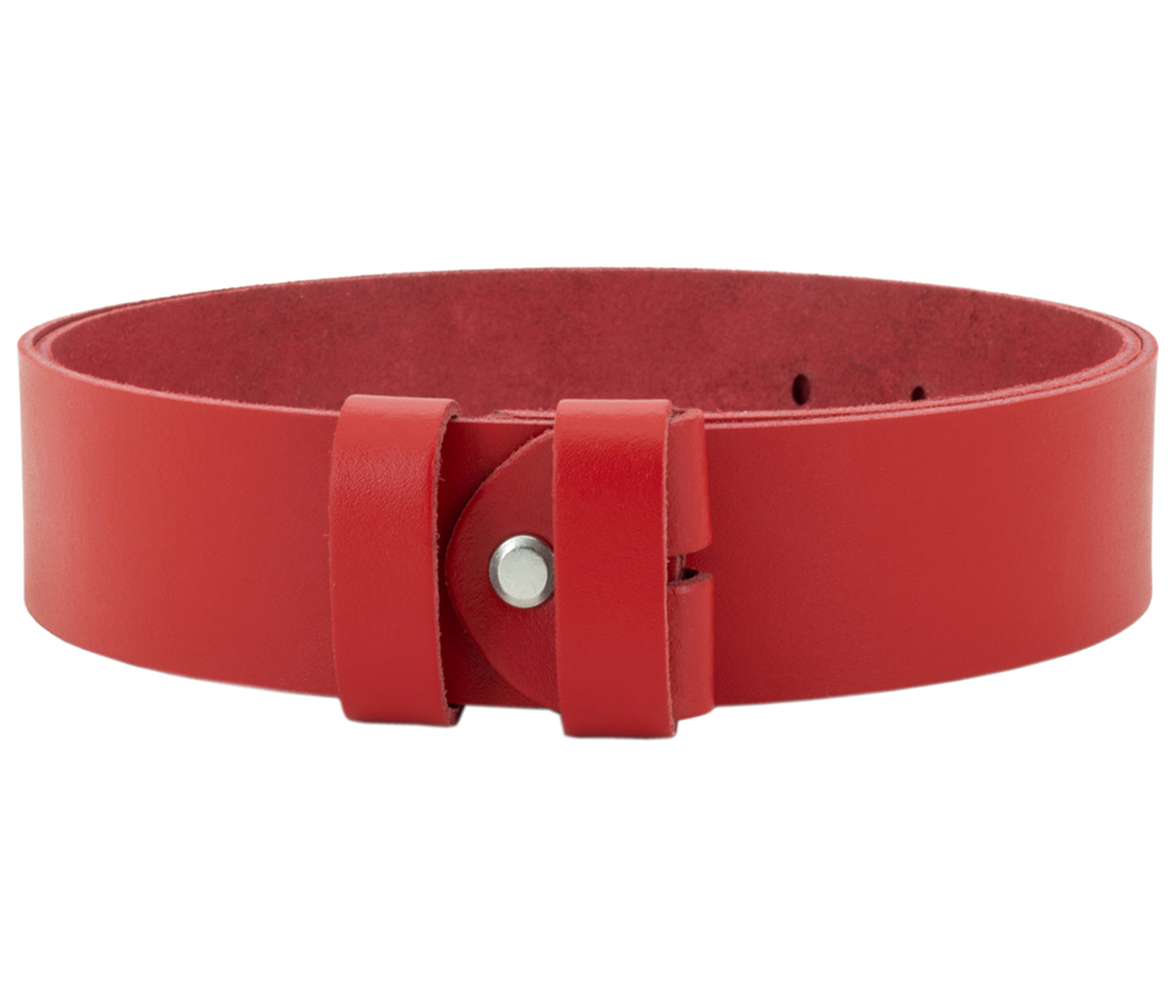 40 mm Gürtel Spaltleder Modell EH102-SL-Rot