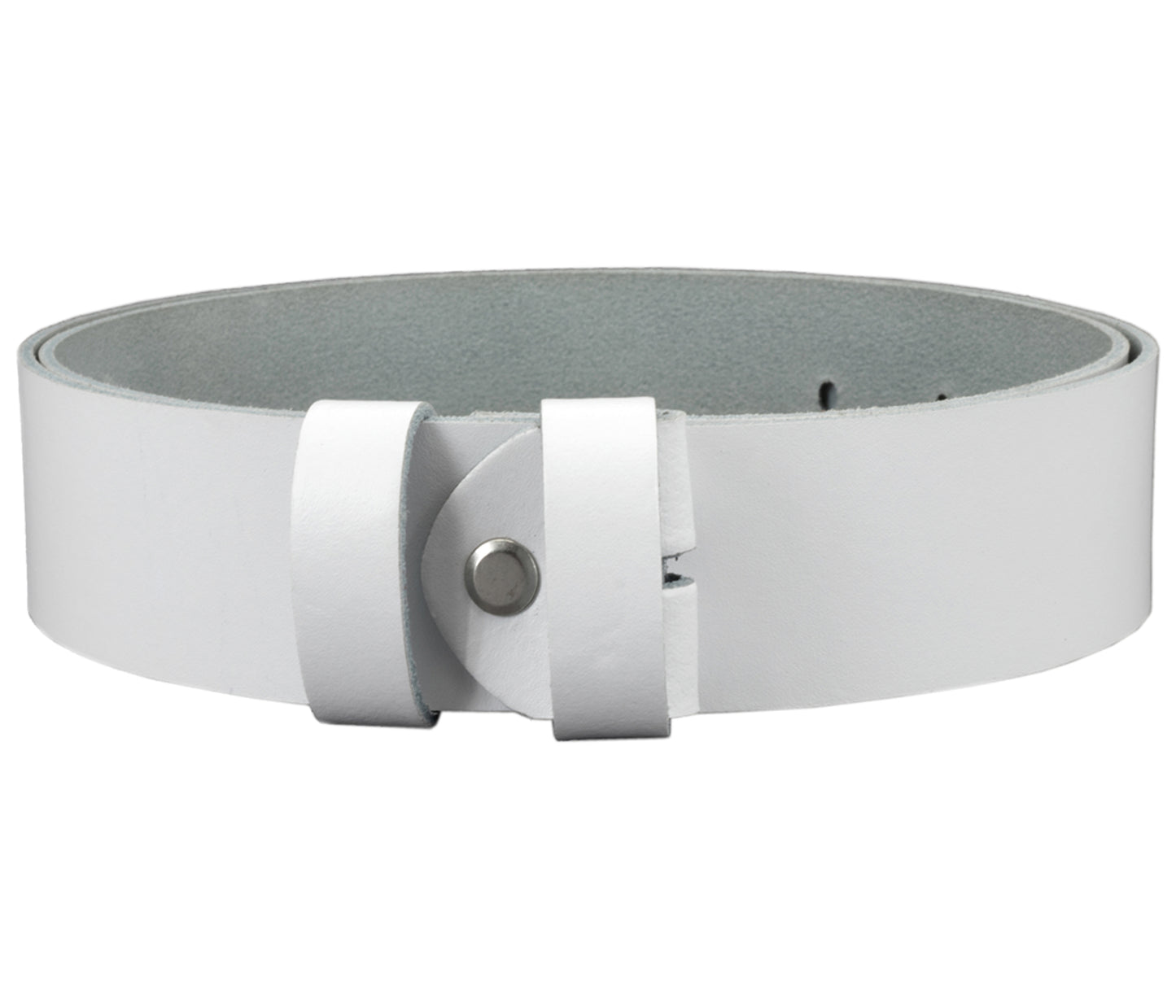 40 mm Gürtel Spaltleder Modell EH102-SL-Weiss